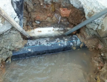 塔河测漏水之水管漏水
